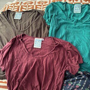 3 Jungmaven scoop neck Tee shirts